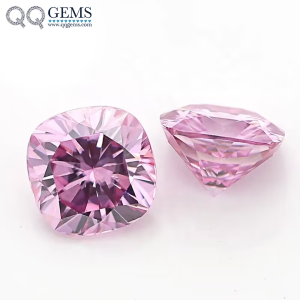 Moissanite Gems pink Plated Factory Sale Price Moissanite Diamond