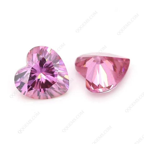 Moissanite Gems pink Plated Factory Sale Price Moissanite Diamond - Image 4