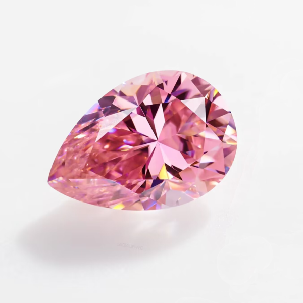 Moissanite Diamond Heart Cut Loose Gems Vvs1 plating pink Moissanite Diamond - Image 5