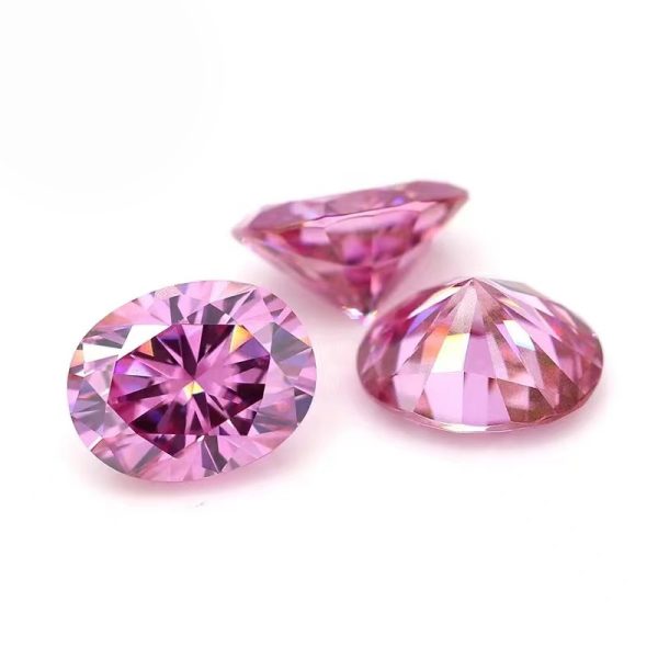 Pear Cut Loose Gems Vvs1 Moissanite Gems pink Plated Factory Sale Price pink Moissanite Diamond - Image 4
