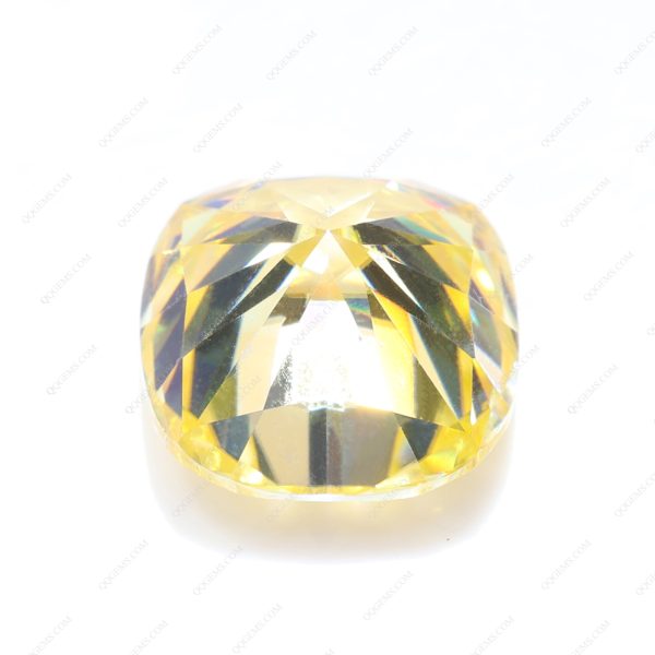 Cushion Cut Plating Light Yellow Loose Moissanite Diamond - Image 4