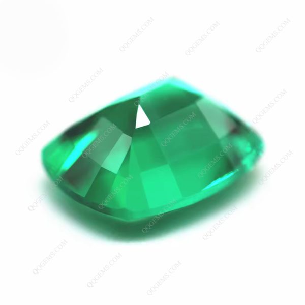 Long Cushion Natural Cut Hydrothermal Columbia Emerald Loose Gems Lab Created Emerald Gems - Image 2
