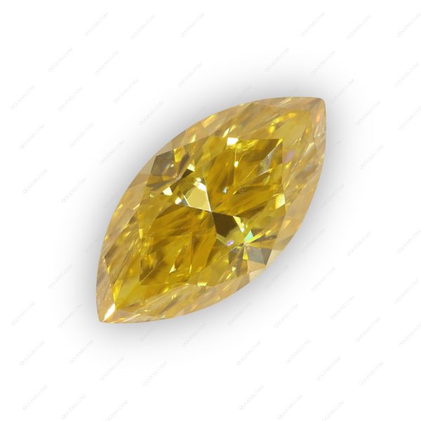 Marquise Cut Loose Moissanite Diamond Faceted Cut Lemon Yellow Color Moissanite - Image 4