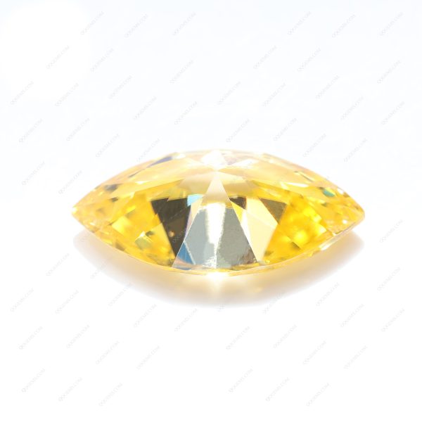 Marquise Cut Loose Moissanite Diamond Faceted Cut Lemon Yellow Color Moissanite - Image 5