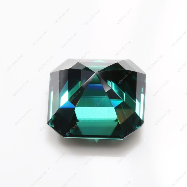 Asscher Cut Light Green/green/dark Green Moissanite Loose Gemstones - Image 5