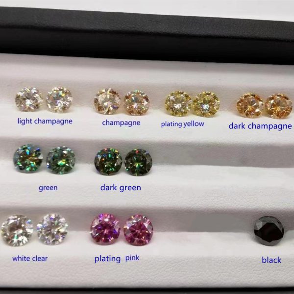 Asscher Cut Light Green/green/dark Green Moissanite Loose Gemstones - Image 6