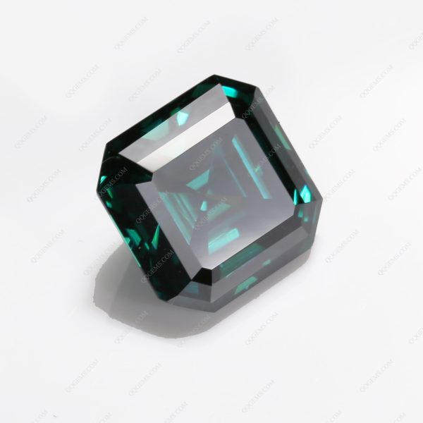 Asscher Cut Light Green/green/dark Green Moissanite Loose Gemstones - Image 7