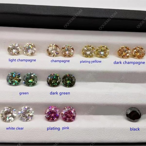 Heart Cut champagne Moissanite Loose Gemstones - Image 7
