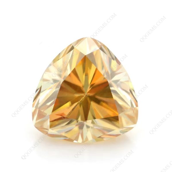 Asscher Cut champagne Moissanite Loose Gemstones VVS GRA Certificate - Image 5