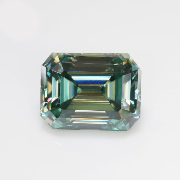Cushion Round Oval Marquise Pear Heart Square Asscher Emrald Radiant Cut Green Moissanite - Image 3