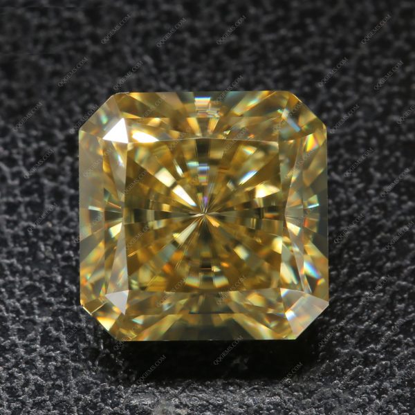 Yellow Moissanite Gems VVS1with GRA Certificate - Image 2