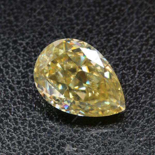 Yellow Moissanite Gems VVS1with GRA Certificate - Image 3