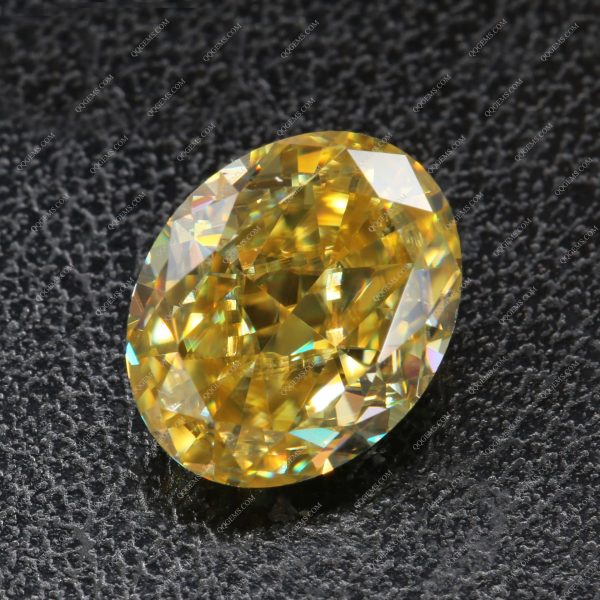 Yellow Moissanite Gems VVS1with GRA Certificate - Image 5