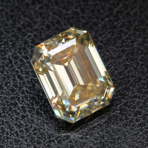 Yellow Moissanite Loose Diamonds Gems Original Raw Material Color Yellow Moissanite - Image 6