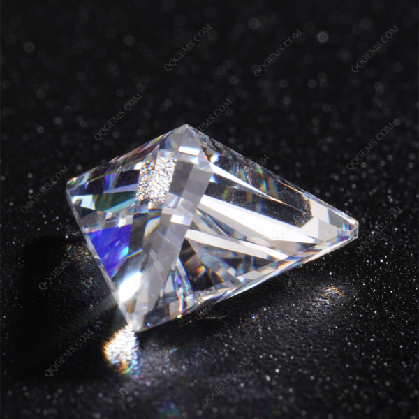 Triangle Cut Moissanite Loose Diamonds GRA Certificate Triangle Shape White Carat Moissanite  - Image 6