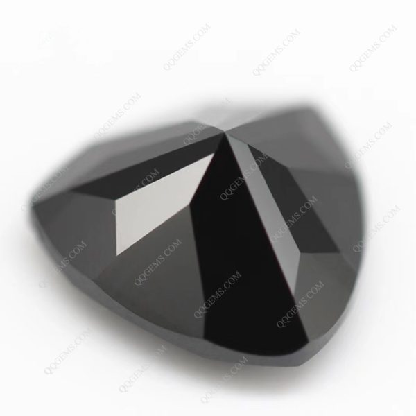 Wholesale Price High Quality Trillion Cut Black Moissanite Loose Diamonds - Image 2
