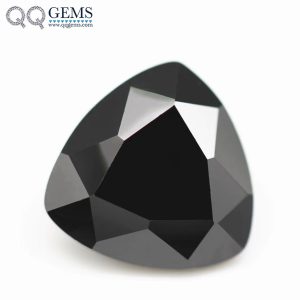 Wholesale Price High Quality Trillion Cut Black Moissanite Loose Diamonds
