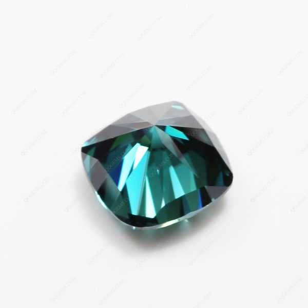 Cushion Cut Light Green/green/dark Green Moissanite Loose Gemstones - Image 2