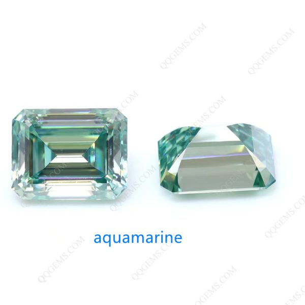 White Moissanite Loose Diamonds GRA Certificate Triangle Cut Moissanite  - Image 5