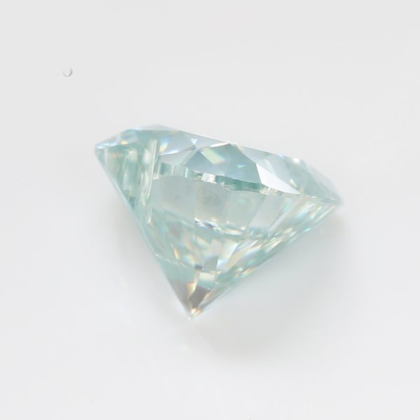 Heart Cut Light Aquamarine/aquamarine Moissanite Loose Gemstones - Image 5