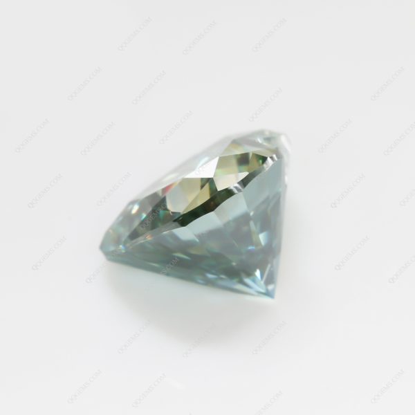 Heart Cut Light Green/green/dark Green Moissanite Loose Gemstones - Image 5