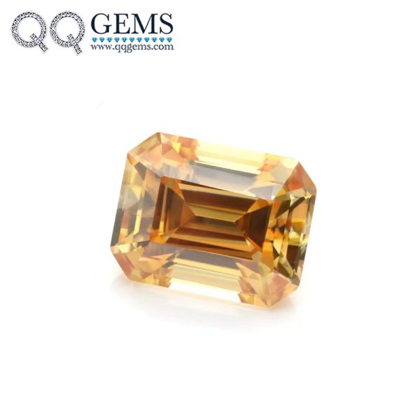 Heart Cut champagne Moissanite Loose Gemstones - Image 4