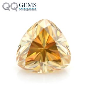 Heart Cut champagne Moissanite Loose Gemstones