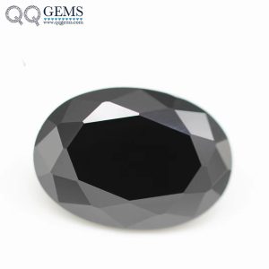 Hight Quality Black Color Clarity Oval Cut Moissanite Loose Diamond