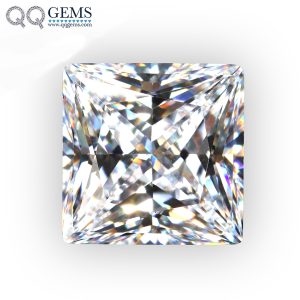 D-VVS1 Princess Cut Moissanite Loose Diamonds GRA Certificate square Princess Cut