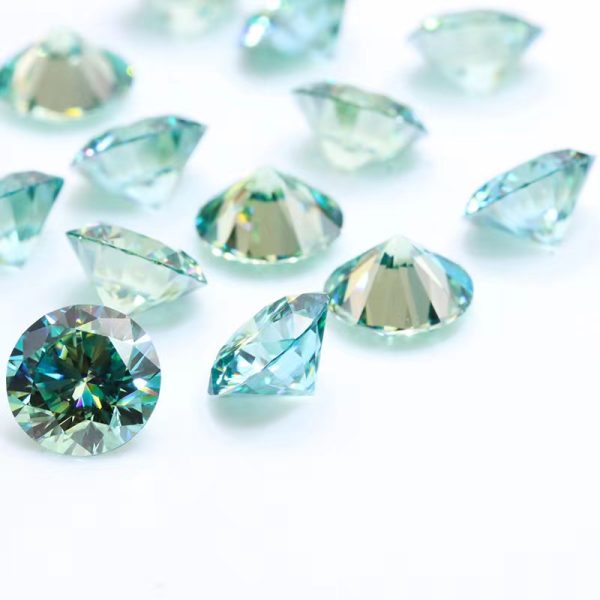 L-Cushion Cut Light Aquamarine/aquamarine Moissanite Loose Gemstones - Image 6