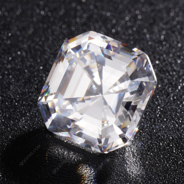 Asscher Cut Moissanite Loose Diamonds with GRA Certificate Asscher White Moissanite - Image 6