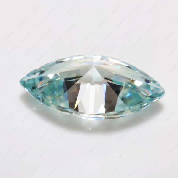 Marquise Cut Light Aquamarine/aquamarine Moissanite Loose Gemstones - Image 5