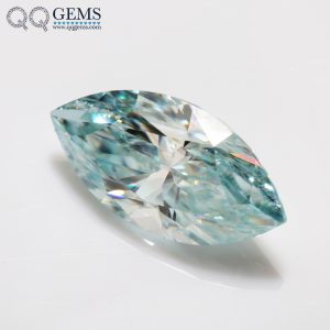 Marquise Cut Light Aquamarine/aquamarine Moissanite Loose Gemstones