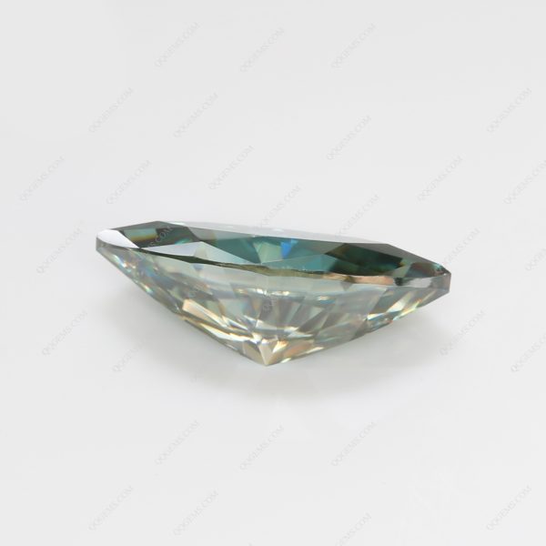 Marquise Cut Light Green/green/dark Green Moissanite Loose Gemstones - Image 5