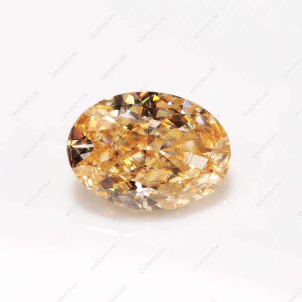 Marquise Cut champagne Moissanite Loose Gemstones VVS GRA Certificate - Image 2