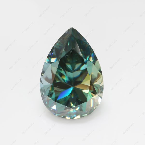 Oval Cut Light Green/green/dark Green Moissanite Loose Gemstones - Image 2