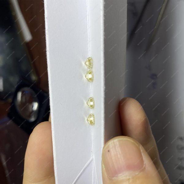 Moissanite Loose Gemstones Round Shape Ice Crushed Cut Raw Material - Image 3