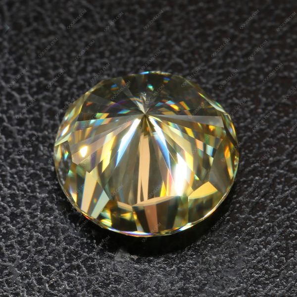 Moissanite Loose Gemstones Round Shape Ice Crushed Cut Raw Material - Image 5