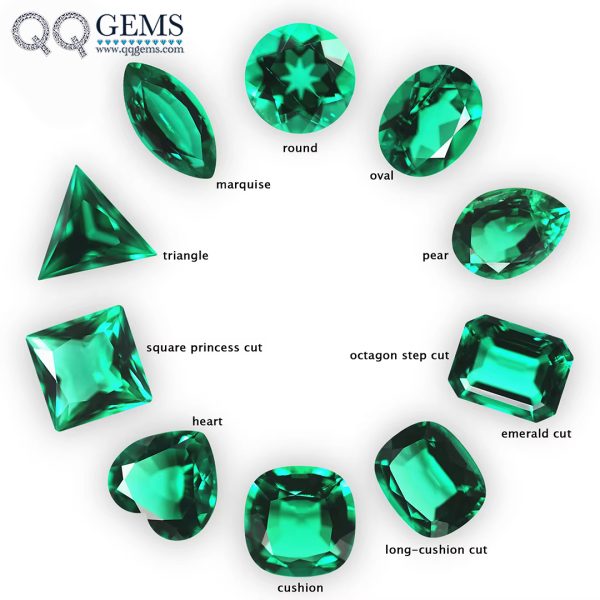 Cushion Natural Cut Cultivate Columbia Emerald Gemstones Cushion Shape Lab Grown Emerald Columbia Gems - Image 6