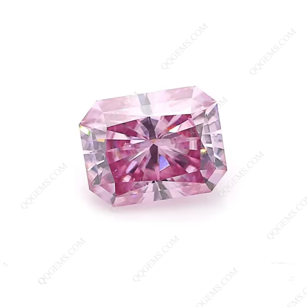 Round Oval Square Cushion Pear Heart Radiant Asscher Emerald Cut Plating pink Moissanite - Image 4