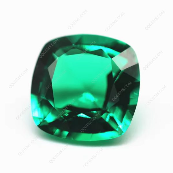 Cushion Natural Cut Cultivate Columbia Emerald Gemstones Cushion Shape Lab Grown Emerald Columbia Gems - Image 4