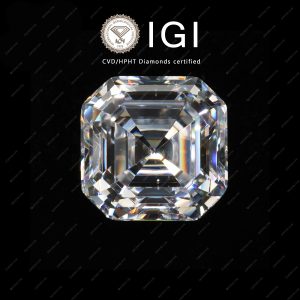 Wholesale Asscher Cut Lab Grown Diamonds Loose Diamonds Lab Cultivated Diamonds