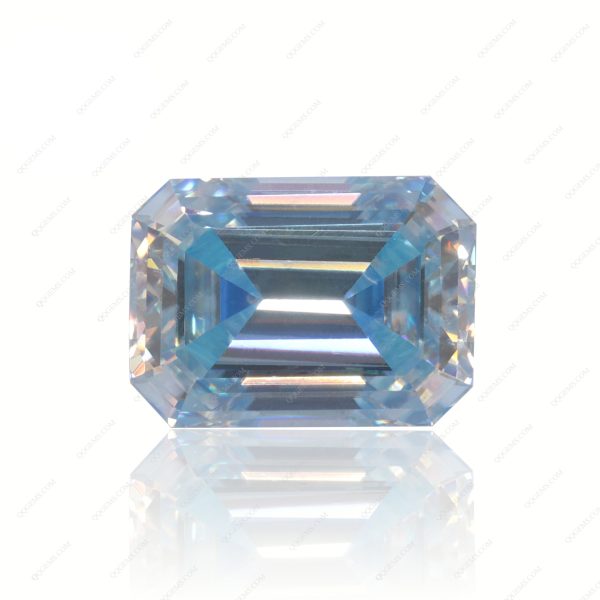 Emerald Cut Plating Full Multicolor Moissanite Diamond with GRA Certificate Moissanite - Image 12