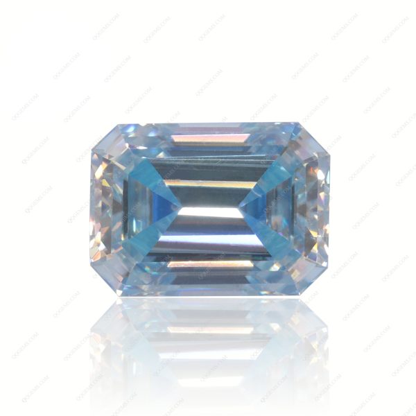 Emerald Cut Plating Full Multicolor Moissanite Diamond with GRA Certificate Moissanite - Image 14