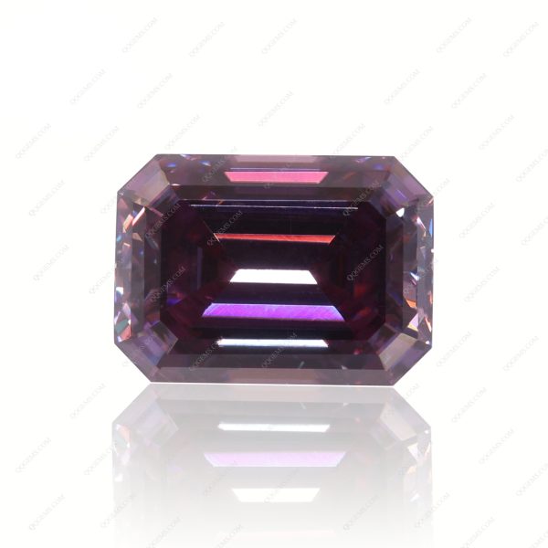 Emerald Cut Plating Full Multicolor Moissanite Diamond with GRA Certificate Moissanite - Image 5