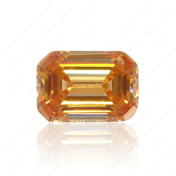 Emerald Cut Plating Full Multicolor Moissanite Diamond with GRA Certificate Moissanite - Image 8
