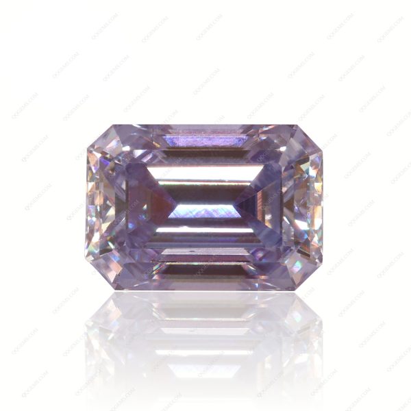 Emerald Cut Plating Full Multicolor Moissanite Diamond with GRA Certificate Moissanite - Image 9
