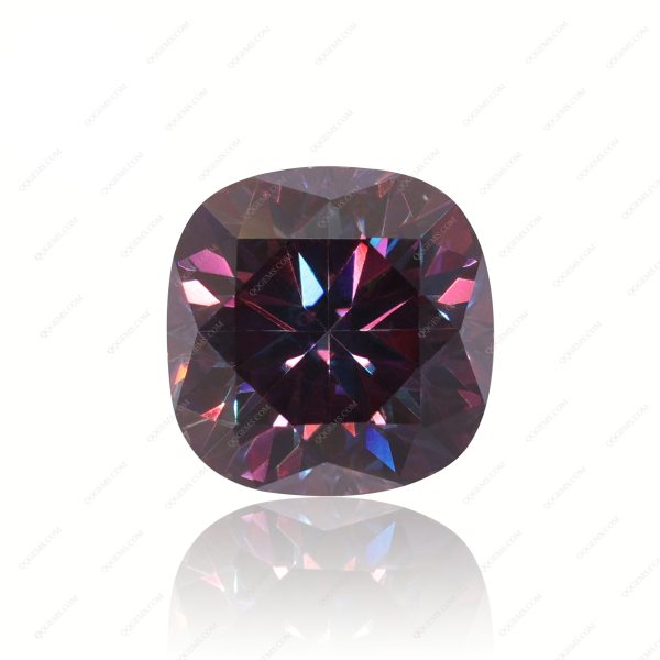 Cushion Cut Plating Full Multicolor Moissanite Diamond with GRA Certificate Moissanite - Image 4