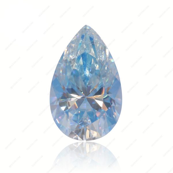 Pear Cut Plating Full Multicolor Moissanite Diamond with GRA Certificate Moissanite - Image 2
