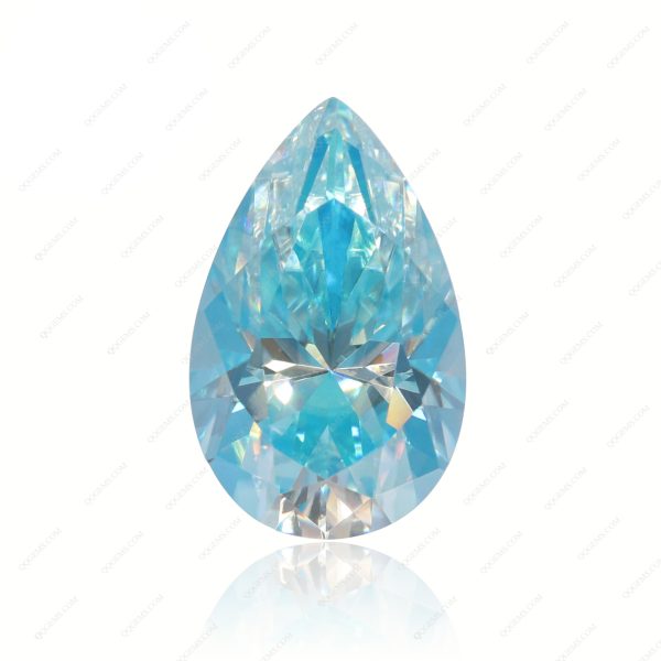 Pear Cut Plating Full Multicolor Moissanite Diamond with GRA Certificate Moissanite - Image 13
